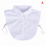 Eemaldatav v&otilde;ltskrae Klassikaline valepluus, eemaldatav naiste/meeste aksessuaar Pointed collar valge