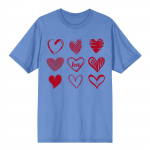 Lapsed, v&auml;ikelapsed poisid, t&uuml;drukud, 100. koolip&auml;eva T-s&auml;rk, lasteaia T-s&auml;rgid 110 sinine