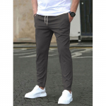 Vabaaja Slim-fit &Uuml;heksa-punkti Meeste P&uuml;ksid &Uuml;hev&auml;rvilised Vabaaja Taskutega P&uuml;ksid M tumesinine