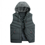 Vabaaja meeste vest Meeste lahtine ja talvel soe udusule puuvillane vestmantel XXXXXL