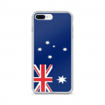 Coque iPhone &ndash; Drapeau Australie &ndash; iPhone 7 Plus &ndash; Supp &ndash; Mitmev&auml;rviline &ndash; L&auml;bipaistev silikoon