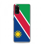 Coque T&eacute;l&eacute;phone &ndash; Samsung &ndash; Galaxy S20 Plus &ndash; Drapeau Namibie &ndash; Souple &ndash; mitmev&auml;rviline