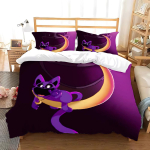 3D Prindi M&auml;ng CatNap x DogDay Voodipesukomplektid Tekk Tekikott Voodikate Tekikott Padjap&uuml;&uuml;r 2-3 Osaline Komplekt Magamistoa Kaunistus EU Twin 135x200cm