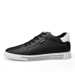 Meeste tossud K&otilde;rgust lisavad kingad Meeste k&otilde;rgust suurendavad kingad Sisetald 6cm Valge Must 37 black