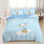 Jaapani anime v&auml;rvipliiatsiga Shin-chani tekikott, tekikott, padjap&uuml;&uuml;r, 3D-prinditud Shin-chani voodipesukomplekt, tekikott lastele ja poistele teismelistele 100x135cm-2pcs