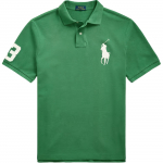 Polo Ralph Lauren L&uuml;hikeste varrukatega logoga tikitud polos&auml;rk Meeste &uuml;laosad Roheline 710969625-002 S