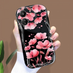 Armas koomiksimustriga kreemja tekstuuriga korpus, lainelise servaga pehme silikoonkaanega telefoni&uuml;mbris Xiaomi Redmi jaoks Redmi A2 Plus