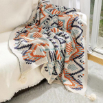 Navajo p&auml;ikesetekk Paks kootud boheemlaslik uinakukate konditsioneeritekk diivanitekk beebitekk 80x120cm