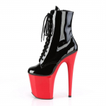Stilettosaapad 20cm Madalad Saapad, Uued Lakknahast Saapad, &Ouml;&ouml;klubi Lava K&otilde;rge Kontsaga Taldadega Saapad, Pole Tantsusaapad YKC 40
