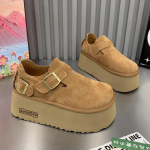 Leopardi platvorm Naiste kingad Suede Balleriinad Loaferid Kingad Naine 2024 Trend Talv Uued Tossud Vabaaja Disainer Jalgsi Mujer Saapad 36 vaarika