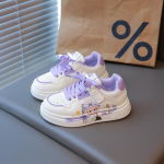 Labubu t&uuml;drukute v&auml;ikesed valged kingad 2025 s&uuml;gis uus laste spordijalatsid naiste aare keskmiste ja vanemate laste lauajalatsid vabaajajalatsid trend 36 lilla