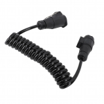 13-pin kuni 13-pin haagise juhtmestiku pistikupesa 13-kontaktiline &uuml;mmargune pikenduspistiku adapter haagisele, matkaautole, karavanile, paadile