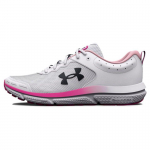 Under Armour Charged Assert 10 Valge Rebel Pink Naiste Tennised Must 3026179-102 37.5