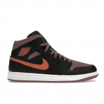 Air Jordan 1 Mid SE Black Sky J Mauve Meeste tossud Sky-J-Orange White FB9911-008 47.5