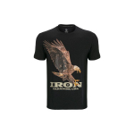 Under Armour Project Rock Loomanahaprindiga &Uuml;mmarguse Kaelusega T-s&auml;rk Meeste Topp Must 1383224-001 M