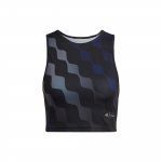 Adidas X Marimekko koost&ouml;&ouml; V&auml;rviplokk Laine Spordil&uuml;hike topp Naiste pealised Must HH8734 XL