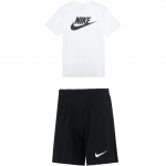 Nike Hingav &Uuml;mmarguse Kaelusega Kiiresti Kuivav L&uuml;hikeste Varrukatega T-s&auml;rk Ja L&otilde;dva L&otilde;ikega L&uuml;hikesed P&uuml;ksid Spordikomplekt Meestele Spordikomplekt AR5005-101+BV6856-010 2XL