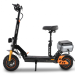 Twofish V5 Max Elektriroller 1000W Mootor 48V18Ah Aku 45km/h Maksimaalne Kiirus 45km Maksimaalne S&otilde;iduulatus must