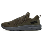 Puma Softride Mugavad V&auml;lispordi V&otilde;rkjas Polsterdus Libisemisvastased Kulumiskindlad Madalad Jooksukingad Meeste toss Roheline Must 377671-13 44.5