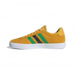 Adidas VL Court 3.0 Nahast Mugavad Libisemiskindlad Vastupidavad Madalad Tennisejalatsid Unisex Tossud Kuldne Erksaroheline Must IF4463 36