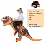 T-REX Koletis T&auml;ispuhutav Kost&uuml;&uuml;m Puhutav Cosplay Dinosaurus R&otilde;ivad Karneval Halloween J&otilde;ulu Kleit Mehele Naine Peo Etendus Brown-Reference picture&Other