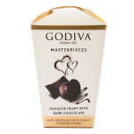 Godiva klassikaline s&uuml;damekujuline tume &scaron;okolaadi kinkekarp 117g