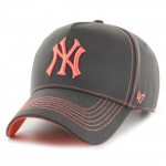 Snapback keps - 47 BRAND - New York Yankees - Grafiit - Struktureeritud kroon - 100% puuvill s&uuml;si