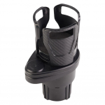 360 p&ouml;&ouml;rlev autotopsihoidja, multifunktsionaalne 4-&uuml;hes reguleeritav kahe topsihoidja laiendusadapter autotopsi kinnitusega mobiiltelefonihoidik