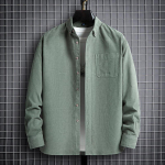 Soliidne meeste velvetist s&auml;rk puuvillane pikkade varrukatega n&ouml;&ouml;pkrae, soe &auml;ri vabaaja meeste riided s&uuml;gistalveks 4XL