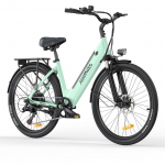 HillMiles MileCity 1 Urban Commuter E-Bike 250W 36V13Ah 26 Inch Tires With IP65 &120 kg Load City Environmental Friendly Electric Bicycle roheline