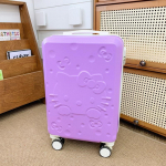 20-tollised Kuromi ja KT Kassi trendikad reisit&otilde;ukerattad koos kombineeritud lukuga 16-inch lilla