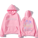 Katseye moes pusa Mehed Naised 2025 &uuml;legabariidiline Pikkade varrukatega riided Vabaaja dressipluusid vintage Unisex kehasoojendaja Kapuutsiga pulloverid S pink
