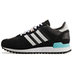 Adidas Originals ZX 700 V&otilde;rknahast Mugavad Trendikad Vastupidavad Madalad Vabaajajalatsid Naiste tossud Must Valge BY2337 36⅔