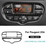 Peugeot 206 1998-2008 2009 2010 2011 2012 2013 2014 jaoks Ehtne Pehme S&uuml;sinikkiust Kleebis LHD RHD Auto Keskjuhtimispuldi Nuppude Liist