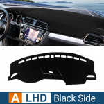 Volkswageni VW Tiguan MK2 R-Line 2016 2017 2018 jaoks   Auto armatuurlaua matt p&auml;ikesekaitse kate Tarvikud A LHD Black Side