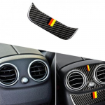 Carbon Fiber Rear Air Vent Cover Trim For Mercedes Benz C-Class W205 15-18 w
