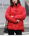 S&uuml;gisene hiina stiilis kirjanduslik vintage puuvillast polsterdatud Parka naiste talvemantel emale, kahe rinnaga riided XL