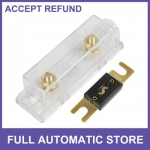 200 Amp ANL Fuse w/ In-Line Holder 0 4 8 10 Gauge for Car Audio Video Stereo