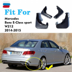 Mudflaps FOR Mercedes Benz E class W212 Mudguard splash Mud Flap Guard Fender Mudguards car accessories auto styline Front Rear tumehall v&auml;rv