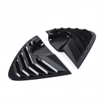 Seat Leon 2008-2012 jaoks ABS Must Auto Tagumine Kolmnurkne Pimekatte Dekoratiivne Kate Auto Tarvikud must