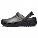 Crocs Specialist II Klomp PU Mugav Lihtsalt Puhastatav Varbaava Kingad Unisex Sama Must 36-37