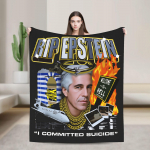 Naljakas Jeffrey Epstein Tekk Kvaliteetne Soe Pehme Voodipesu Viskad Talvine Reisimine Kontor Diivan Tool Prinditud Voodikate 30x40in