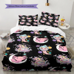 Axolotli Muster Voodipesu Tekikott Komplekt Tekikoti Kate Padjap&uuml;&uuml;r Kodu Kaunistus Kingitus (1 * tekikott + 2 * padjap&uuml;&uuml;ri, ilma s&uuml;damikuta) 135x200cm