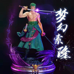 One Piece Jumbo Phantom Zoro Kaks Peakuju Komplektis Anime Kuju Mudel Statue Kollektsioon Laua Kaunistus Ornament valge