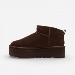 UGG Classic Ultra Mini Platvormsaapad P&otilde;lenud seeder (Naiste) 43 valge