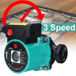 3-k&auml;iguline keskk&uuml;tte tsirkulatsioonipump Vaikne Katel F-klassi isolatsioon IP42 kaitse Malm 220V Kuumavee tsirkulatsioonipump 100W 1.5 inch