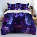 3D Joonisfilm Pikachu Pokemon Koletis Tekikott Voodipesu Komplekt Tekikoti Kate Voodikomplekt Tekikate Padjap&uuml;&uuml;rKuninganna Voodipesu Komplekt T&auml;iskasvanud Lapsed EU Single(135*200cm)3pcs