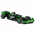 2024 MOC Sauber F1 Team C44 Vormel-1 F1 V&otilde;idus&otilde;iduauto Number 24 Sportauto Ehitusklotsid Linn KICK Auto Klotsid M&auml;nguasjad P&uuml;hadekingitused roheline/must