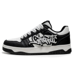 Moodsad Graffiti Madalad Tennised Meestele Vabaaja T&auml;navastiilis Platvormkingad Sinised V&auml;litingimustes Matkamiseks Jalan&otilde;ud Zapatillas De Hombre 44 gray