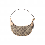 Gucci Ophidia Double G Logo T&otilde;mblukuga Sulgemine L&otilde;uend ja Nahkdetailidega Kandekott Naiste Kandekott Beež Tumehall 774336-FACYR-8548 Basic Set (Bag+Dust Bag)